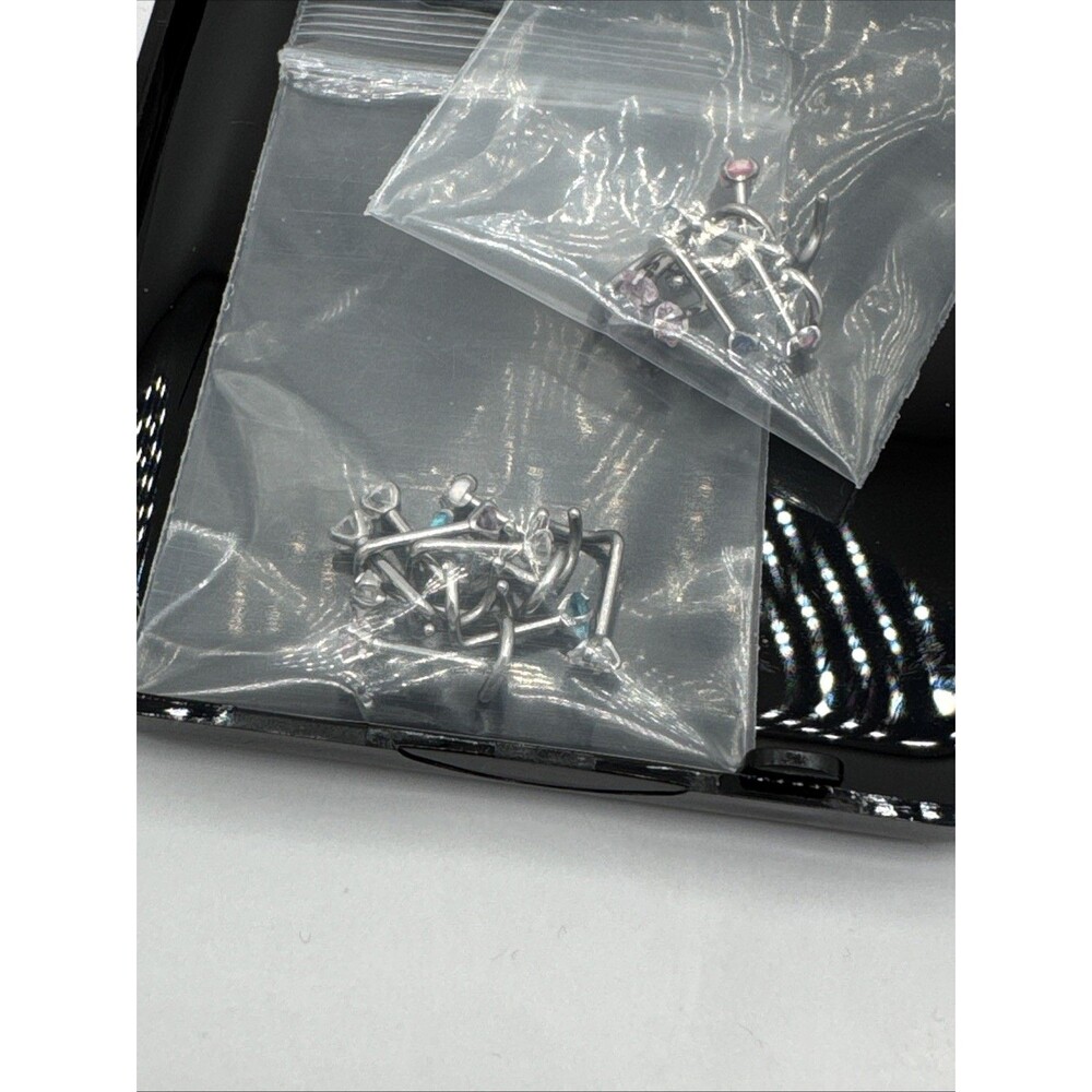 16 Pcs L Shape Nose Rings, 20g/18g Nose Rings Studs for Women, Stainless Steel